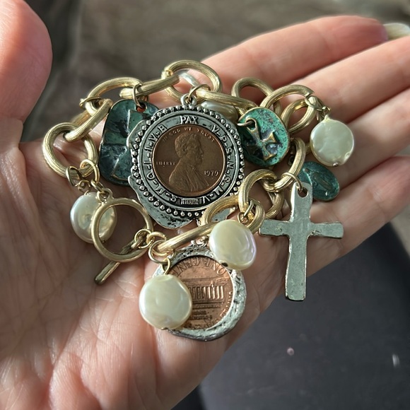 Poupette Zoulou coin, designer bracelet - Picture 1 of 1